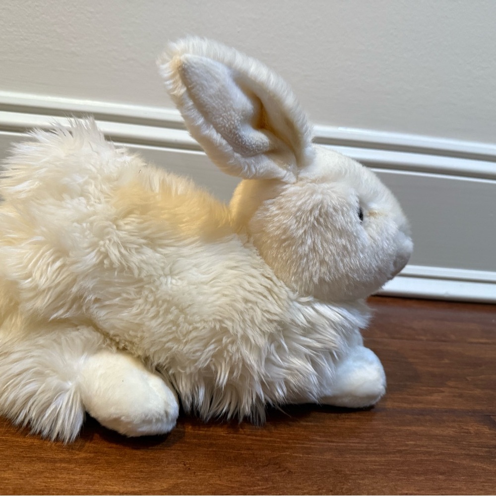 White Plush Rabbit Toy - Picture 6 of 8